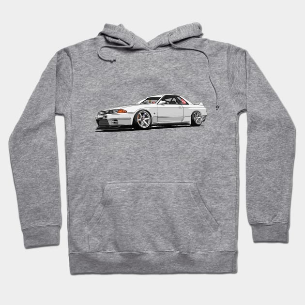 Nissan GT-R R-32 Godzilla Hoodie by R12 Designs